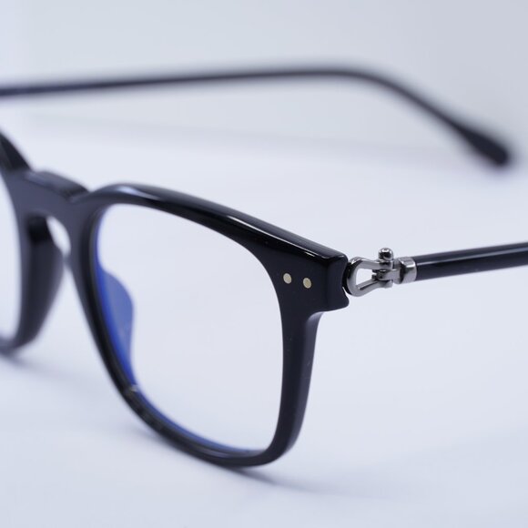 Fred FG50006I 001 Square 50mm Eyeglasses - Black - Picture 4 of 10